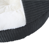 CHARLIE'S Snookie Hooded Calming Dog Bed Charcoal