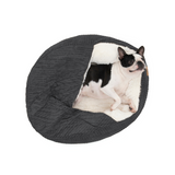 CHARLIE'S Snookie Hooded Calming Dog Bed Charcoal