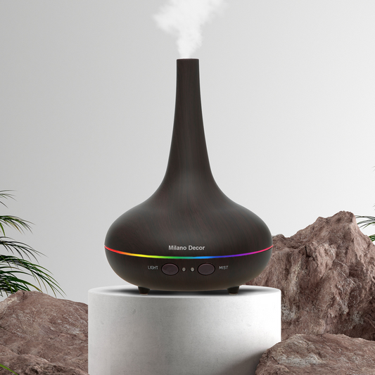 MILANO DECOR ULTRASONIC AROMA DIFFUSER - DARK WOOD