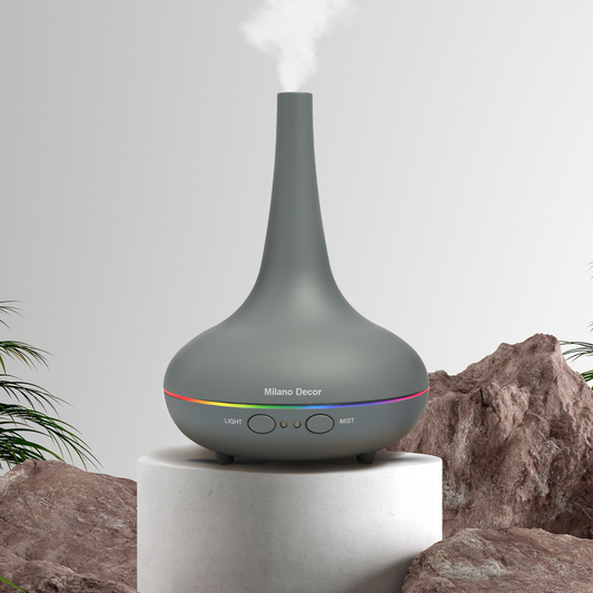 MILANO DECOR ULTRASONIC AROMA DIFFUSER - MATT GREY