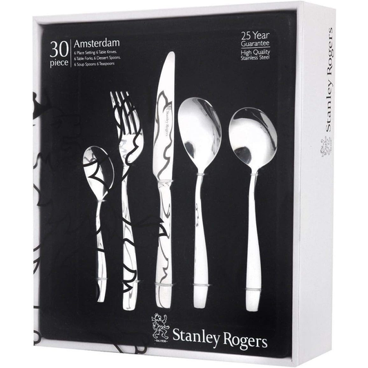 STANLEY ROGERS AMSTERDAM 30PC CUTLERY SET