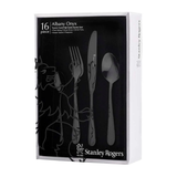 STANLEY ROGERS ALBANY ONYX 16PC CUTLERY