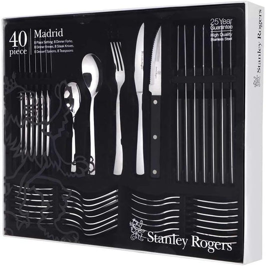 STANLEY ROGERS MADRID 40PC CUTLERY SET