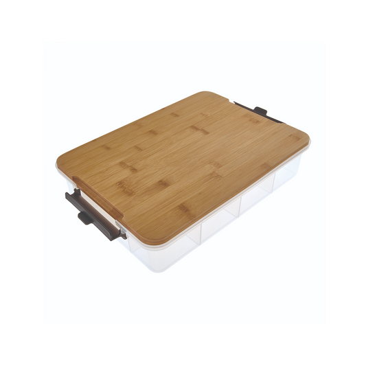 FARBERWARE SNACKLEBOX BAMBOO BOARD AND BOX 30X40.5CM