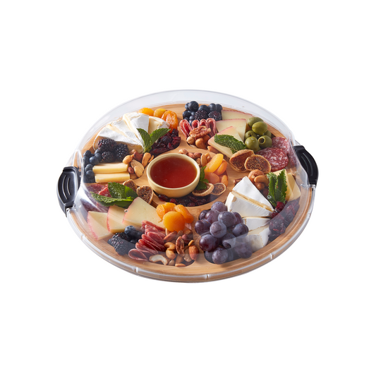 FARBERWARE BUILD-A-BOARD BAMBOO DIVIDED SERVING BOARD 35.5CM