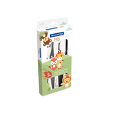TRAMONTINA 3PC BABY FRIENDS STAINLESS STEEL SET