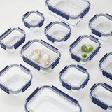 LOCKNLOCK Top Class Glass 9pc Storage Set