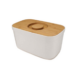 JOSEPH JOSEPH Bread Bin with Cutting Board Lid - White