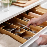 JOSEPH JOSEPH DrawerStore Bamboo Cutlery Organiser