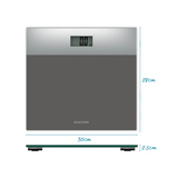 Salter Glass Electronic Bathroom Scale 180kg Silver