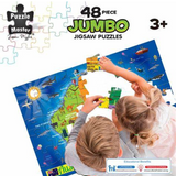Puzzle Master 48 Piece Jumbo Floor Aussie Map