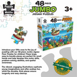 Puzzle Master 48 Piece Jumbo Floor Puzzle Fisherman’s Wharf