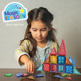 Magic Sensory Magnetic Diamond Tiles 60 Piece Set
