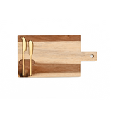 CLASSICA 3 PIECE ACACIA PADDLE BOARD CHEESE SET SIZE: 38X20CM