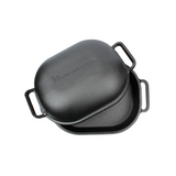 BRUNSWICK BAKERS BY CLASSICA PRE-SEASONED CAST IRON BREAD BAKING PAN - SIZE: 39 X 26CM