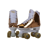 Bravo Sports Circle Society Metallic Rose Gold Roller Skates Size 3-7
