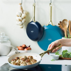 GREENPAN SHADES CERAMIC 3PC FRYPAN SET 20cm, 24cm and 28cm