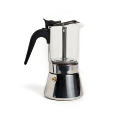 COFFEE CULTURE HEAVY DUTY MOKA POT, 6 CUP
