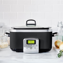 GREENPAN SLOW COOKER 6L BLACK