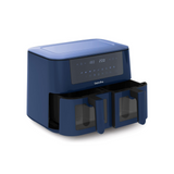 GREENPAN BISTRO AIRFRYER 4L + 4L DUAL BASKETS OXFORD BLUE