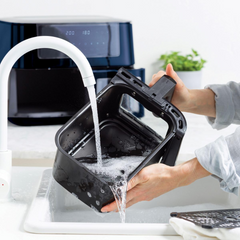 GREENPAN BISTRO AIRFRYER 4L + 4L DUAL BASKETS OXFORD BLUE