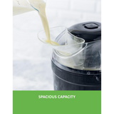 GREENLIFE ICE-CREAM MAKER BLACK