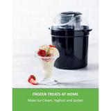 GREENLIFE ICE-CREAM MAKER BLACK