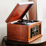 CROSLEY LANCASTER TURNTABLE WITH BLUETOOTH - PAPRIKA