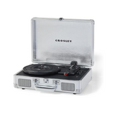 CROSLEY CRUISER BLUETOOTH PORTABLE TURNTABLE - SILVER