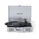 CROSLEY CRUISER BLUETOOTH PORTABLE TURNTABLE - SILVER