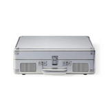 CROSLEY CRUISER BLUETOOTH PORTABLE TURNTABLE - SILVER