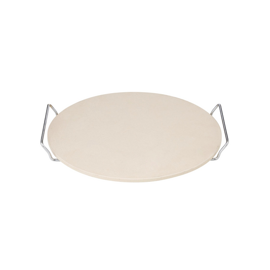 DAVIS & WADDELL ROUND PIZZA STONE WITH RACK