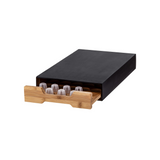 LEAF & BEAN BAMBOO COFFEE MACHINE BOARD WITH CAPSULE DRAWER