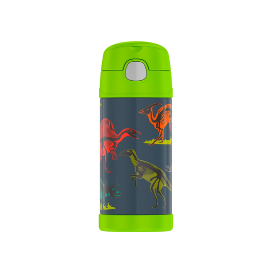 THERMOS FUNTAINER VACUUM INSULATED DRINK BOTTLE 355ML DINOSAURS