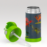 THERMOS FUNTAINER VACUUM INSULATED DRINK BOTTLE 355ML DINOSAURS
