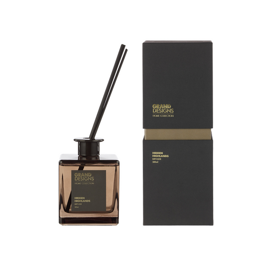 Grand Designs Hidden Highlands reed diffuser 500ml