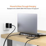 MBEAT D12 MULTI-PORT DUAL HDMI 4K USB-C DOCK