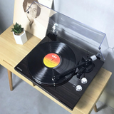 MBEAT HI-FI BLUETOOTH TURNTABLE (MMC, USB, ANTI-SKATING, PREAMPLIFIER) - MACASSAR EBONY