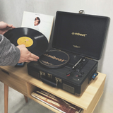 MBEAT UPTOWN RETRO BLUETOOTH TURNTABLE & CASSETTE PLAYER