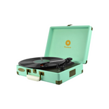 MBEAT WOODSTOCK TIFFANY BLUE RETRO TURNTABLE PLAYER