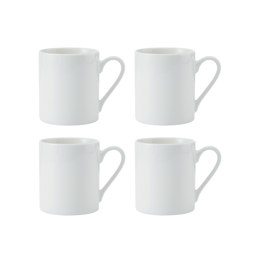 MIKASA EGRET 4PC FINE CHINA MUG SET 380ML