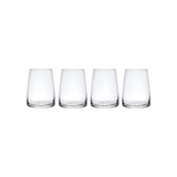 MIKASA PALERMO 4PC STEMLESS GLASSES 350ML