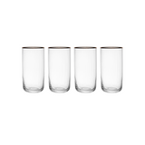 MIKASA SORRENTO CRYSTAL 4PC GLASSES
