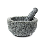 CLASSICA GRANITE MORTAR AND PESTLE - SIZE: 20CM