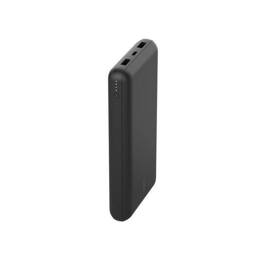 BELKIN Boost Charge CCC-Certified 20k mAh Power Bank (Triple-Port) + USB-C to USB-A Cable - Black (BPB012btBK)