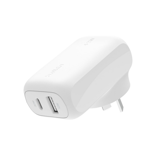 BELKIN Boost Charge Dual Wall Charger 42W - White (WCB009auWH)