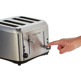 Russell Hobbs Addison 4 Slice Toaster - Brushed Stainless Steel