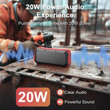QB PORTABLE MAGNETIC WORKSITE SPEAKER