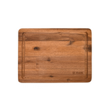CLASSICA ST. CLARE ACACIA REVERSIBLE BOARD WITH JUICE CURVE - SIZE: 40 X 30 X 3.8CM