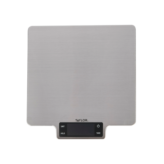 TAYLOR PRO LARGE PLATFORM STAINLESS STEEL DIGITAL KITCHEN SCALE 10KG